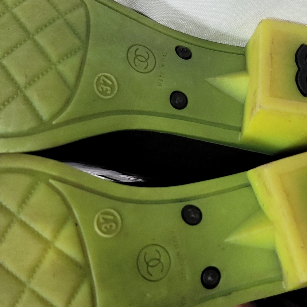 Chanel rain boots EU37 rubber - Picture 12 of 16